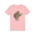 Kiwi Bird Guitar Youth Tee — Cute Musical Kiwi Kids T‑Shirt