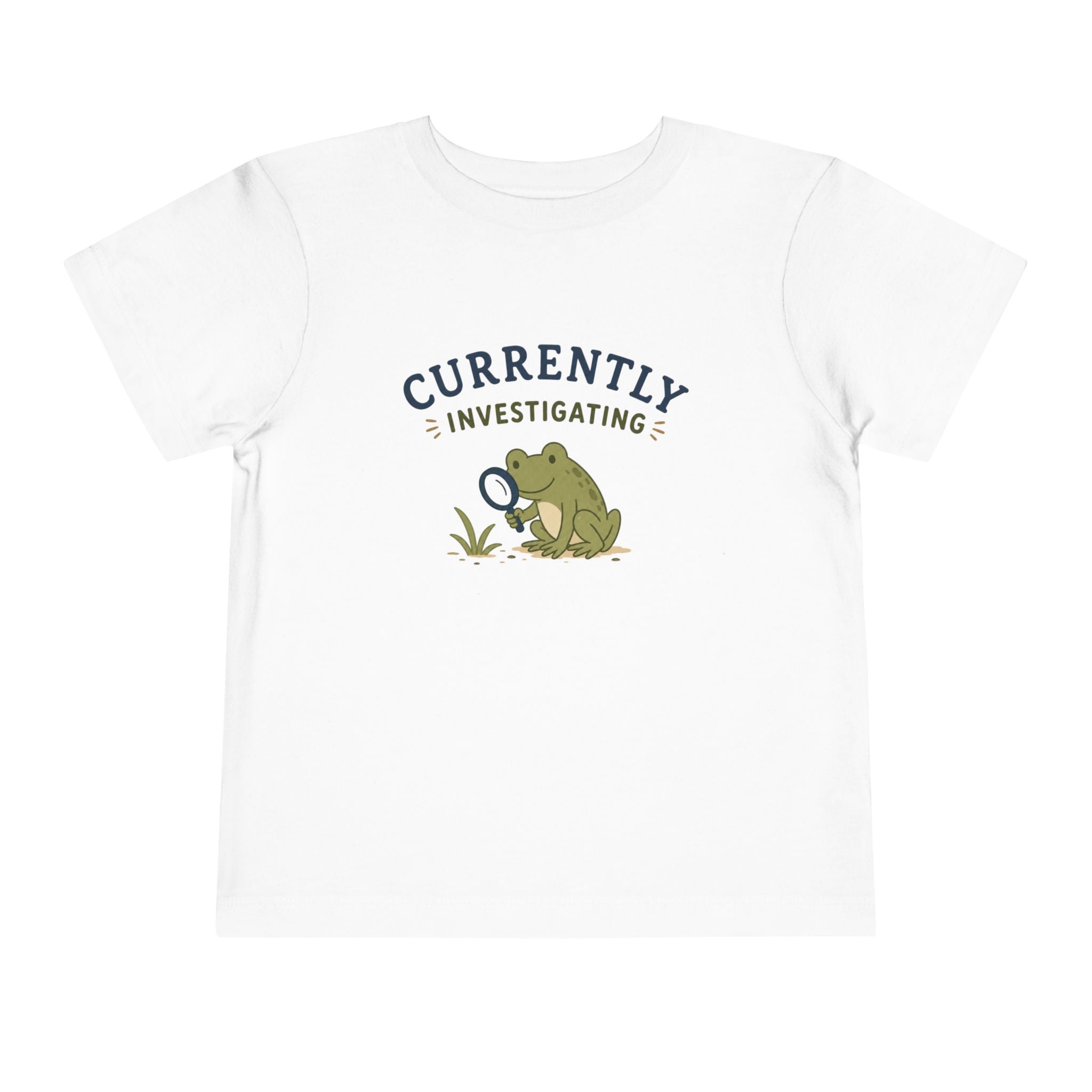 Currently Investigating Frog Toddler Tee