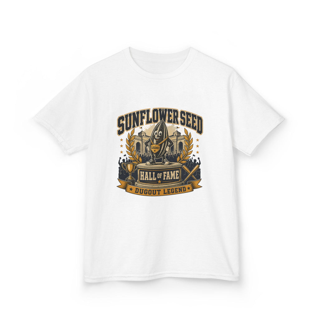 Sunflower Seed Hall of Fame — Dugout Legend Baseball Tee