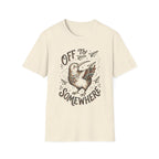 Off To Somewhere Kiwi Paper Airplane T + Adult Size