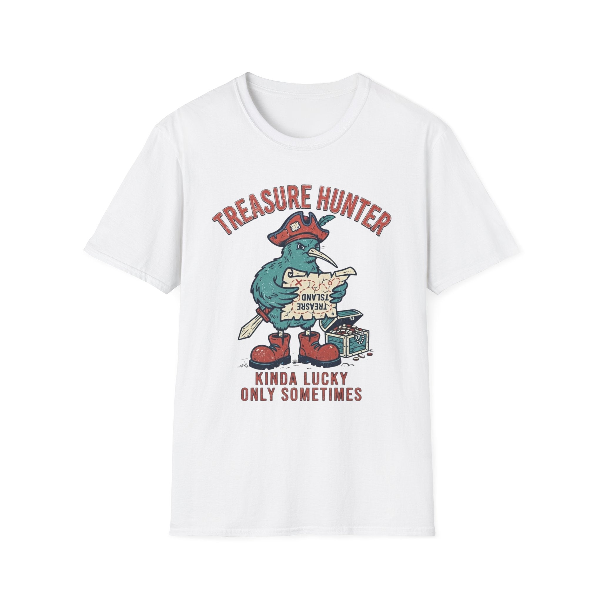 Treasure Hunter Pirate Kiwi T + Adult Size