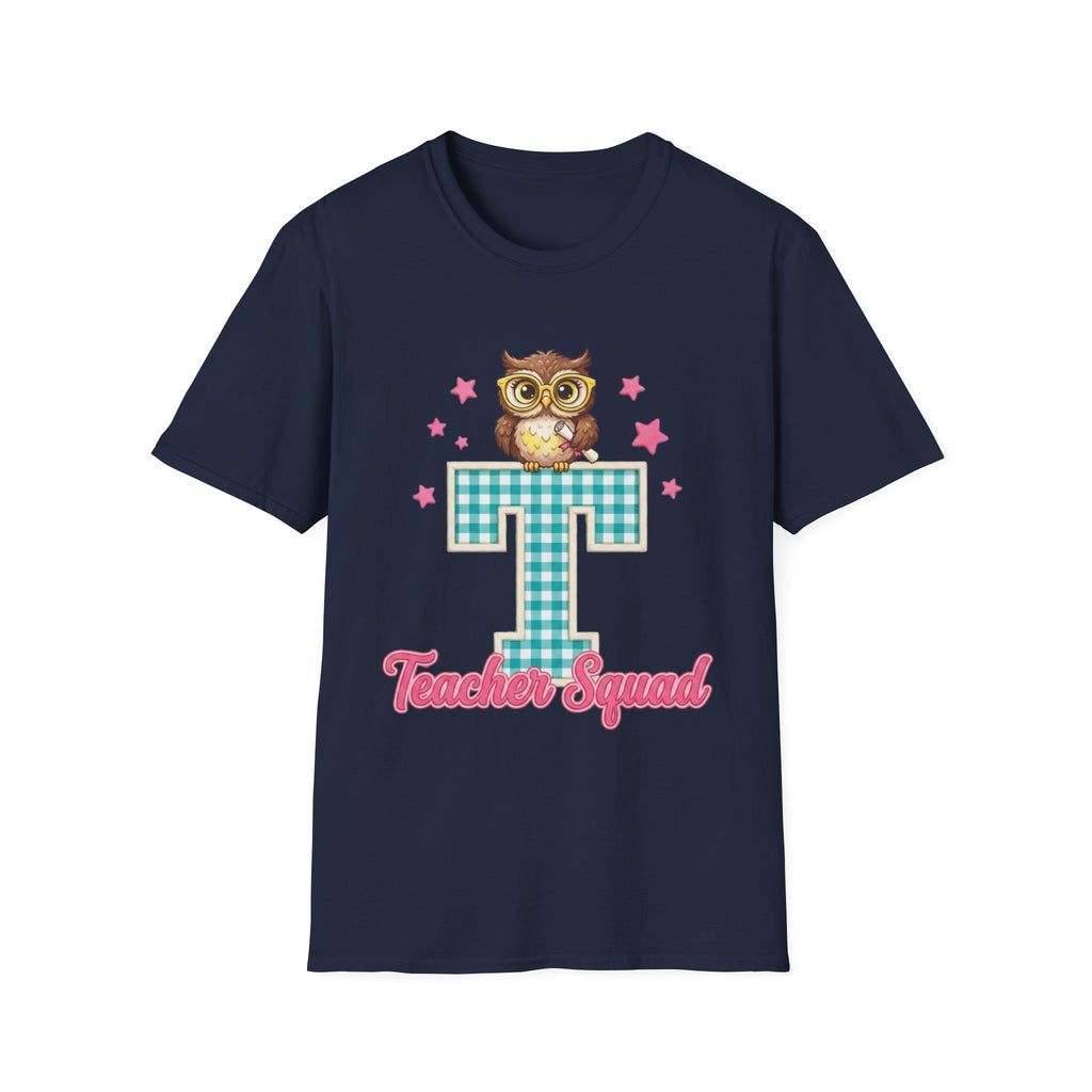 Teacher Squad T-Shirt Owl & Diploma