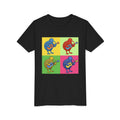Youth Tee — Pop Art Kiwi Bird Playing Guitar Graphic + Youth Size