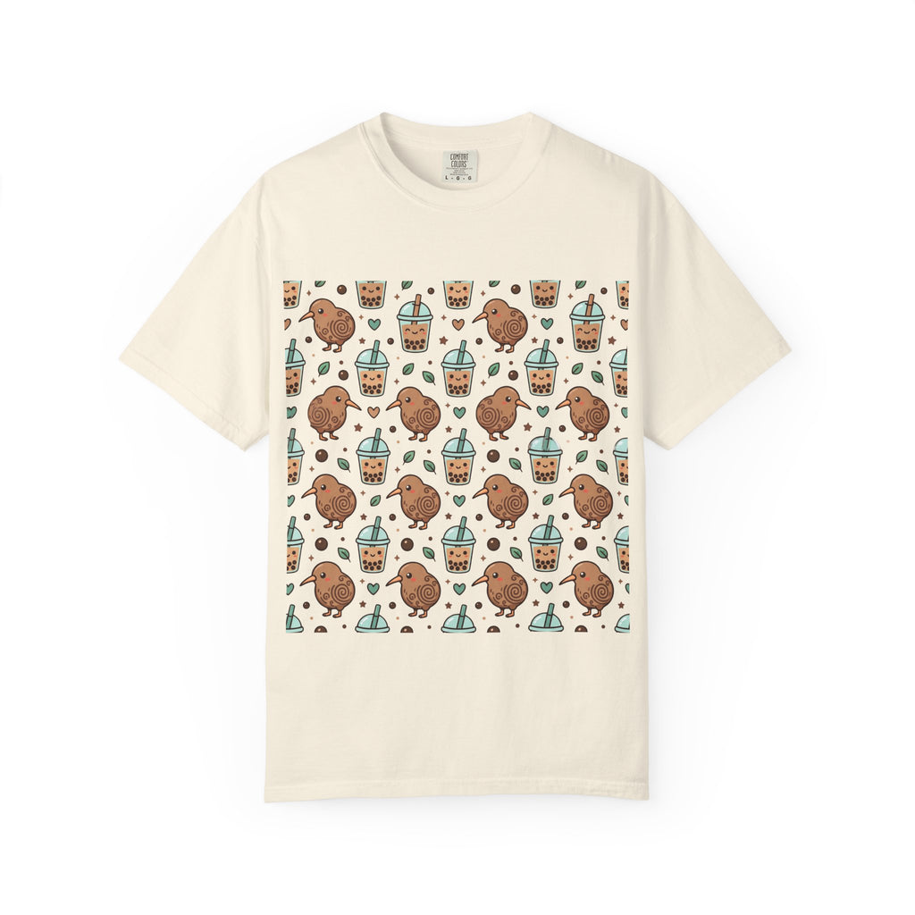 Kiwi & Boba Love + All-Over Print Tee