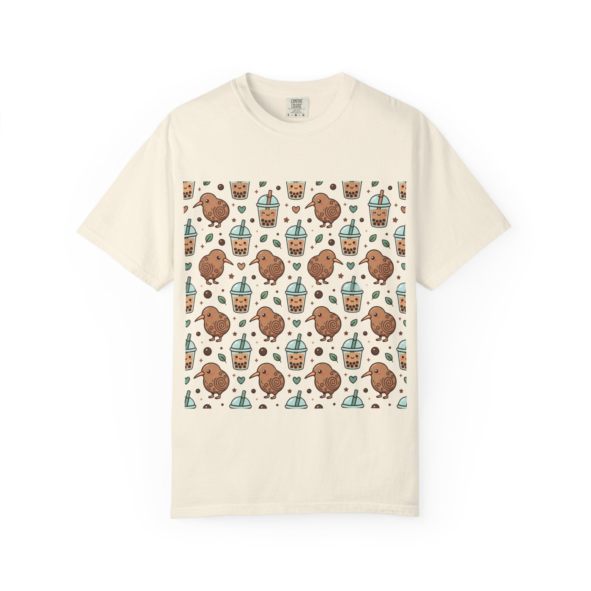 Kiwi & Boba Love + All-Over Print Tee