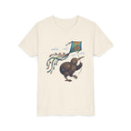 Kiwi Kite Kids Tee — Whimsical New Zealand Bird Graphic Youth Shirt