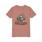 Kiwi Rugby Youth Tee — 'Egg Chaser' Vintage Sports Kids Shirt
