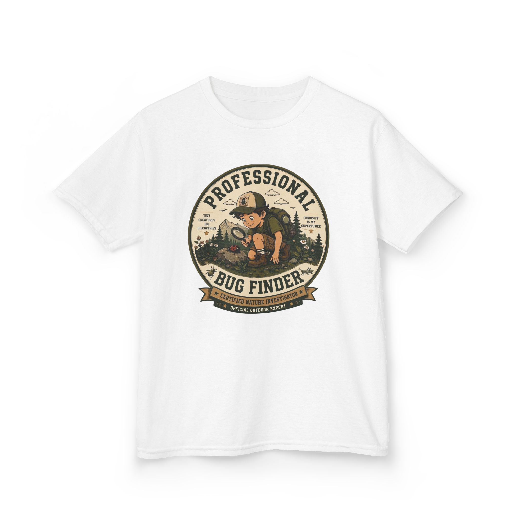 "Professional Bug Finder" Boy Explorer Tee