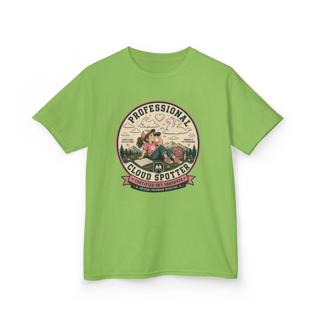 'Professional Cloud Spotter' Girl Explorer Tee