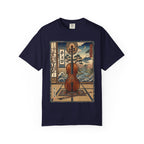 Ukiyo-e Cello Art T-Shirt - Japanese Woodblock Style