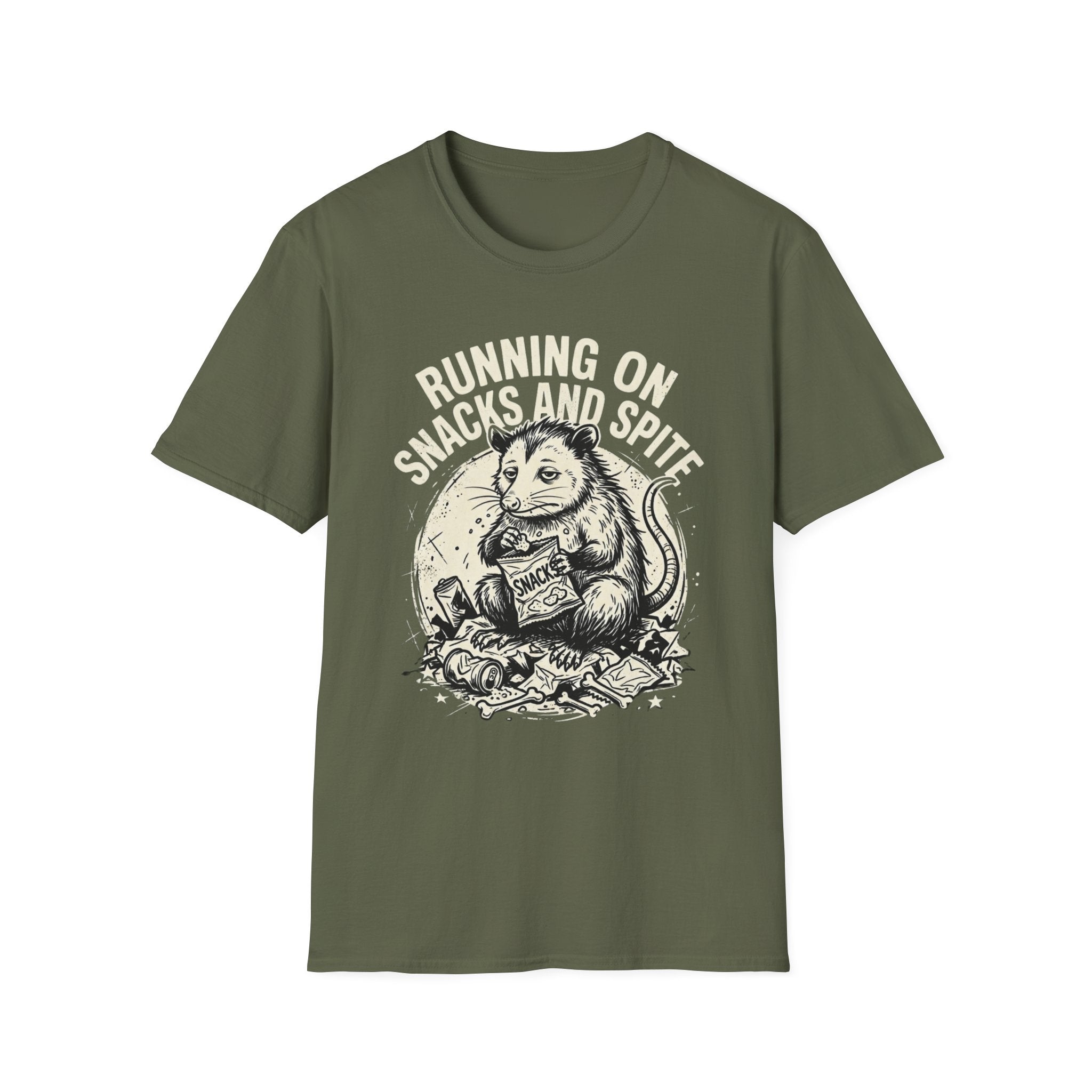 Running on Snacks and Spite Opossum T +Adult Size