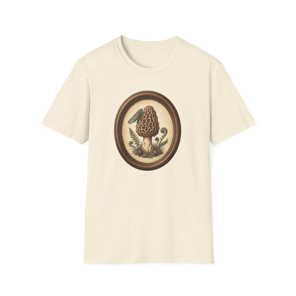 Morel Mushroom  — Vintage Botanical Fungi Art Tee