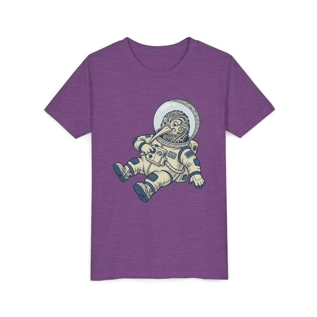Youth Tee — Cute Astronaut Kiwi Spacesuit Graphic