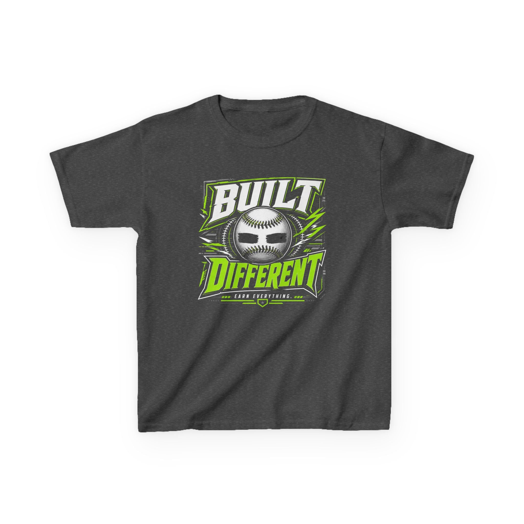 "Built Different" Baseball Kids T