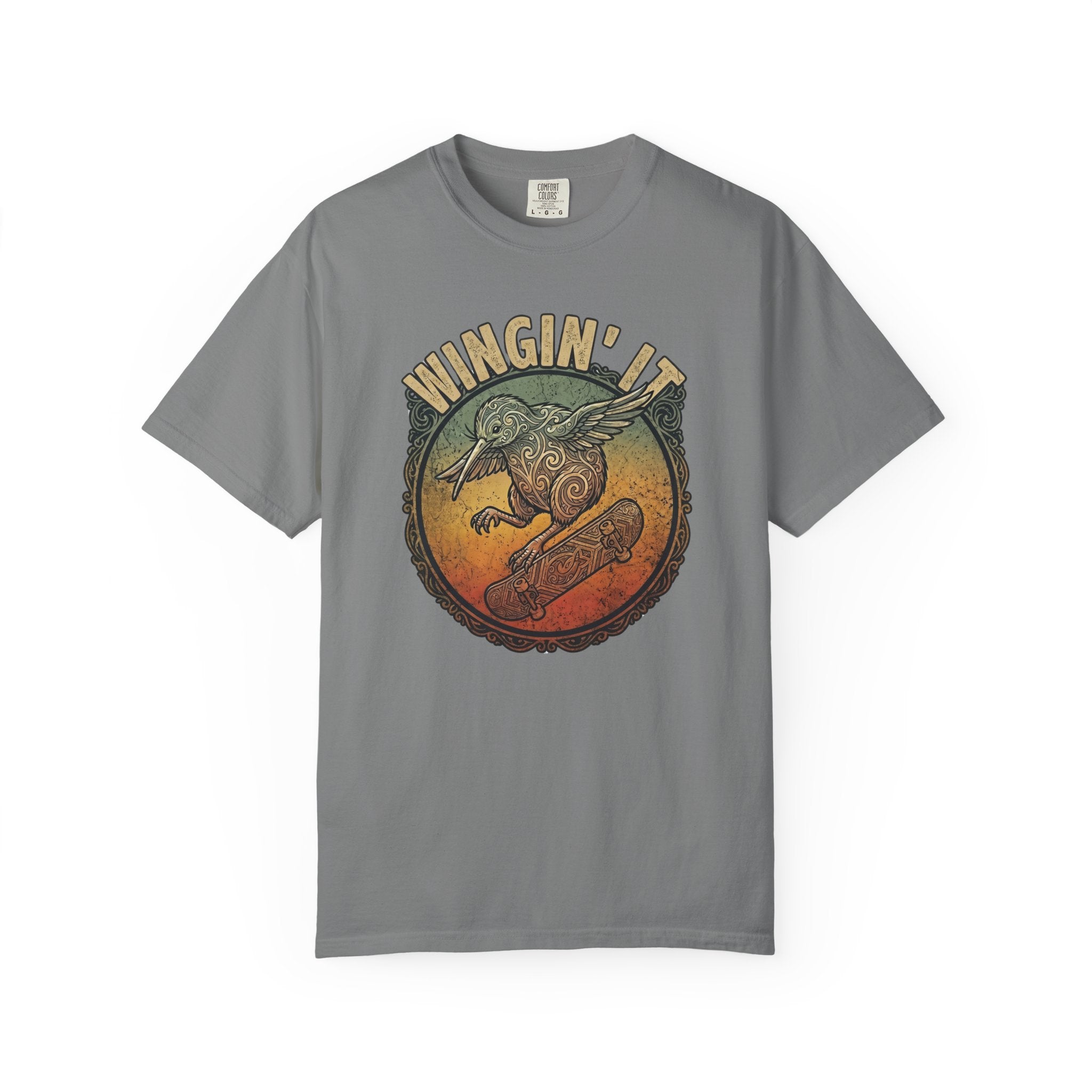 Wingin' It Kiwi  – Vintage Style Graphic Tee