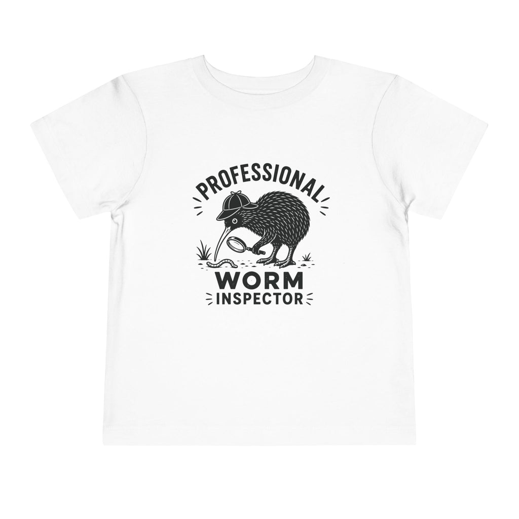 “Professional Worm Inspector” Kiwi Bird Kids Shirt