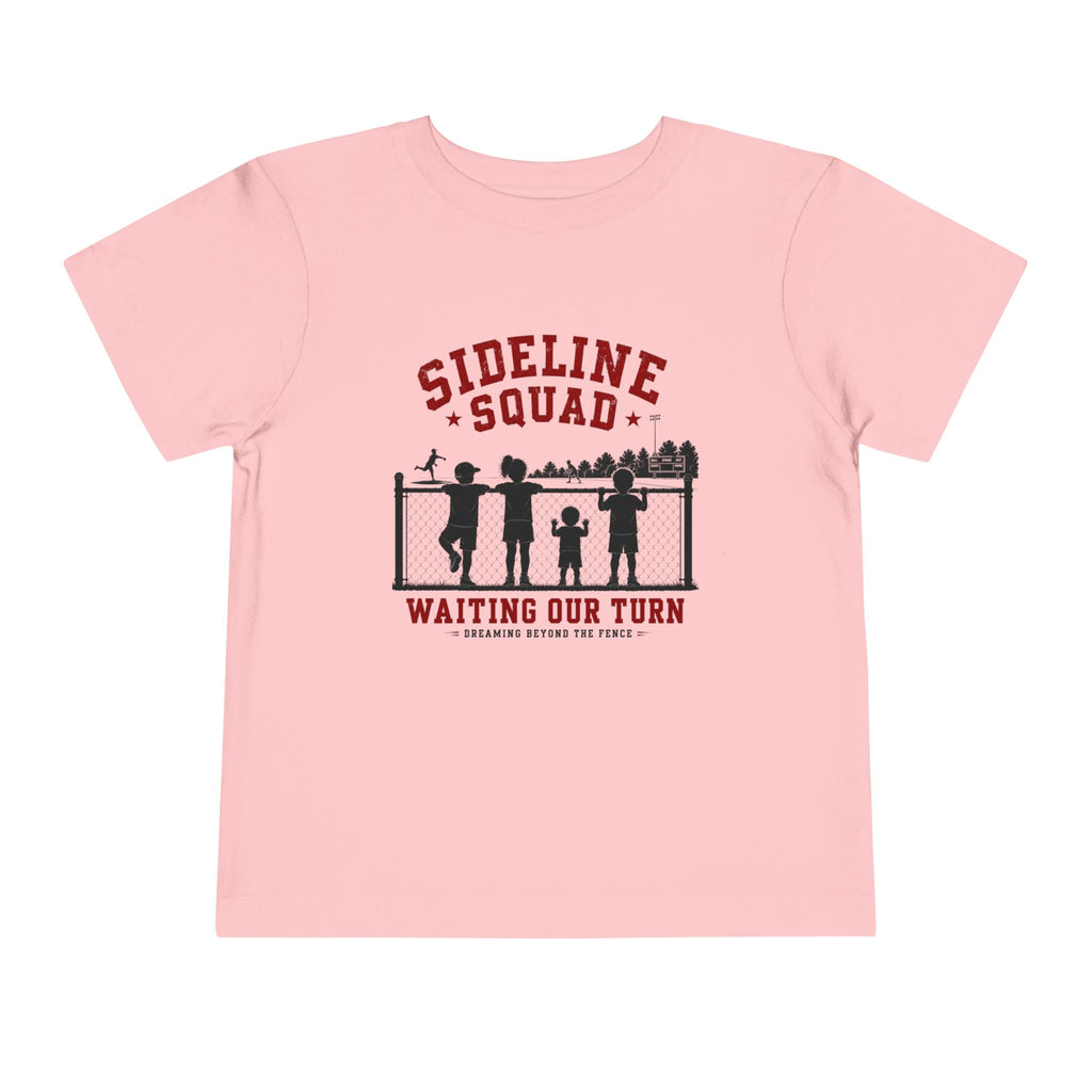 "Sideline Squad: Waiting Our Turn"Toddler Sports Shirt