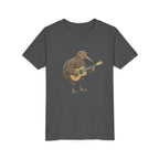 Kiwi Bird Guitar Youth Tee — Cute Musical Kiwi Kids T‑Shirt