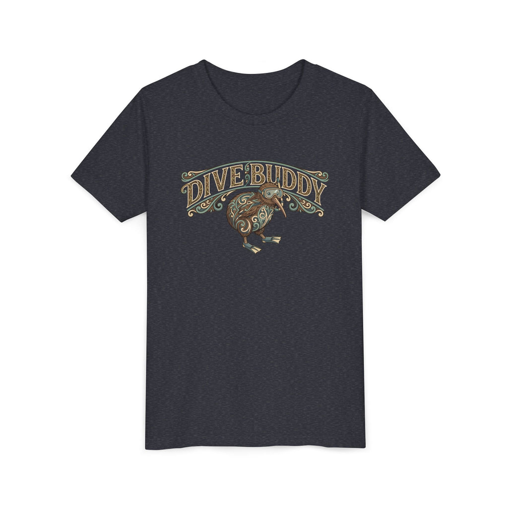 Youth Tee - "Dive Buddy" Kiwi Bird Graphic Kids T-Shirt