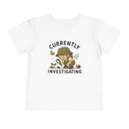 "Currently Investigating" Little Girl Explorer Shirt
