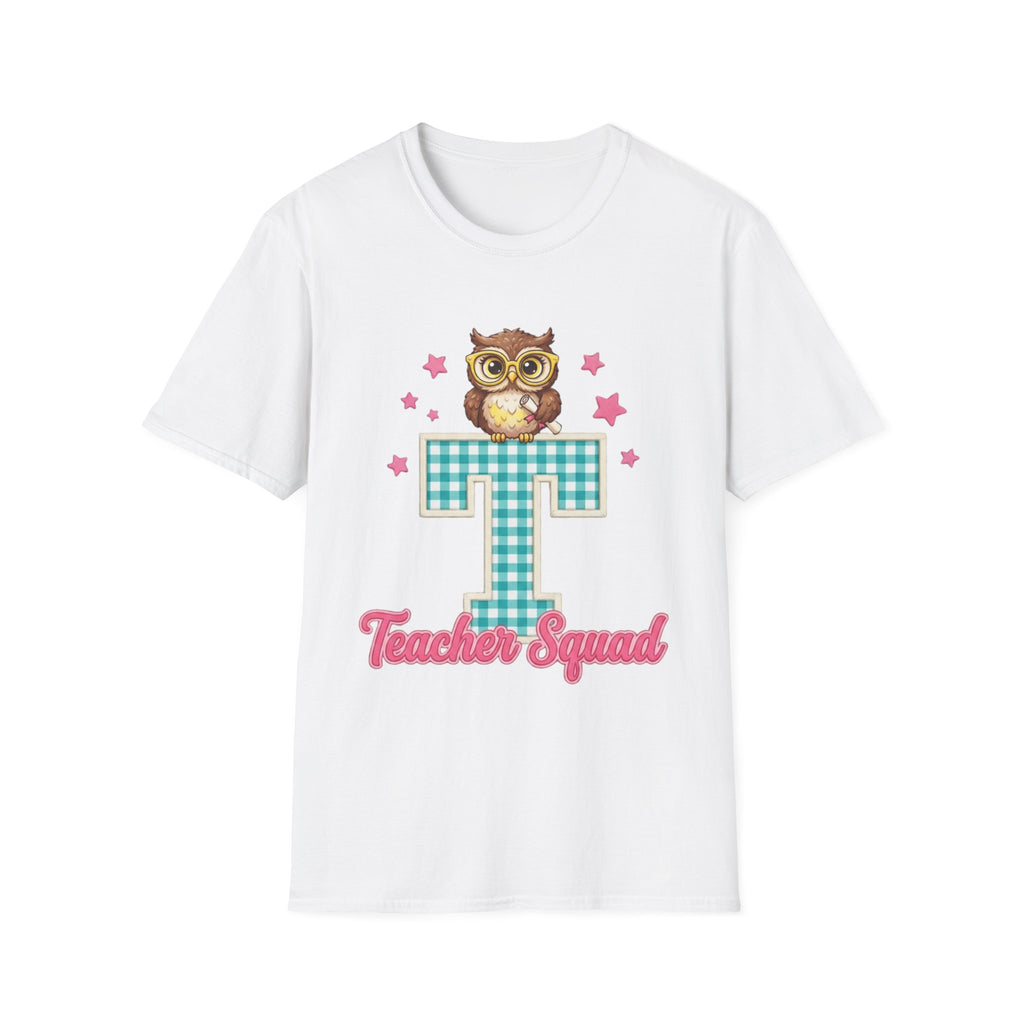 Teacher Squad T-Shirt Owl & Diploma