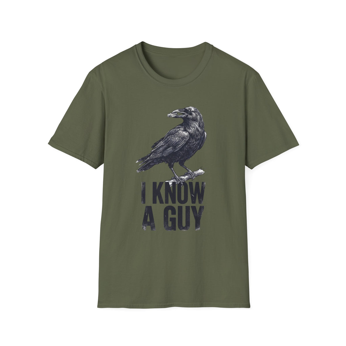 Raven 'I Know a Guy' T +Adult Size