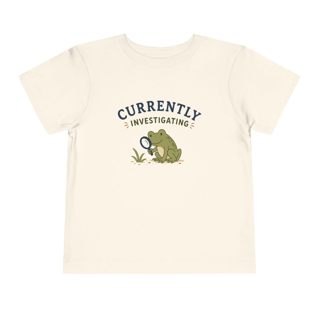 Currently Investigating Frog Toddler Tee