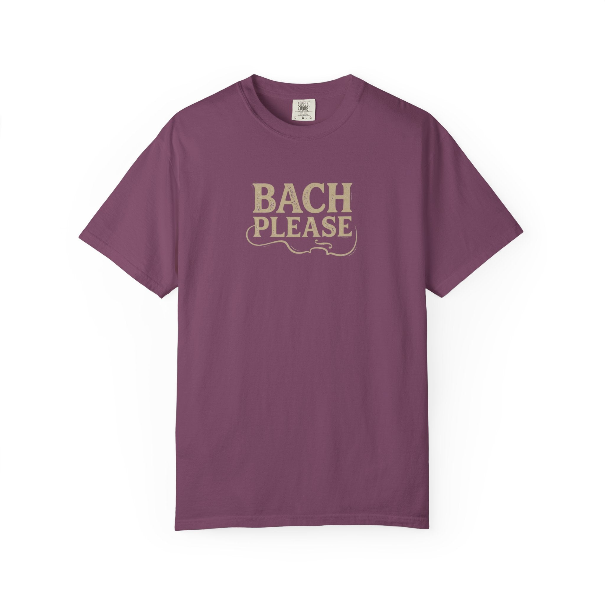 Bach Please T-Shirt — Funny Musician Tee for Classical Music Lovers