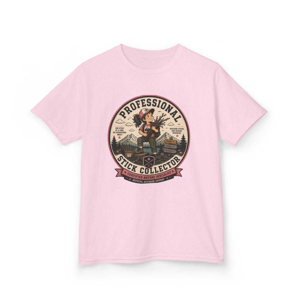 'Professional Stick Collector' Girls Camping Graphic