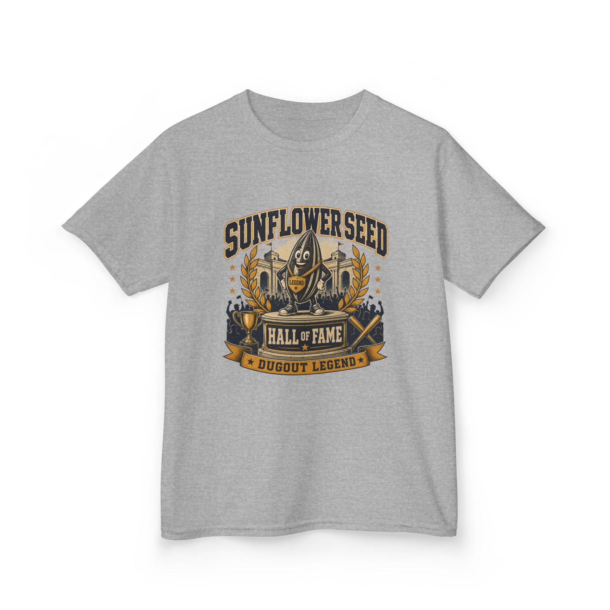 Sunflower Seed Hall of Fame — Dugout Legend Baseball Tee