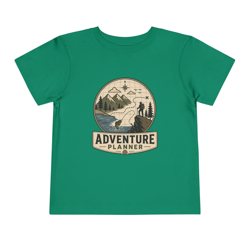 "Adventure Planner" Hiking Graphic Toddler Tee