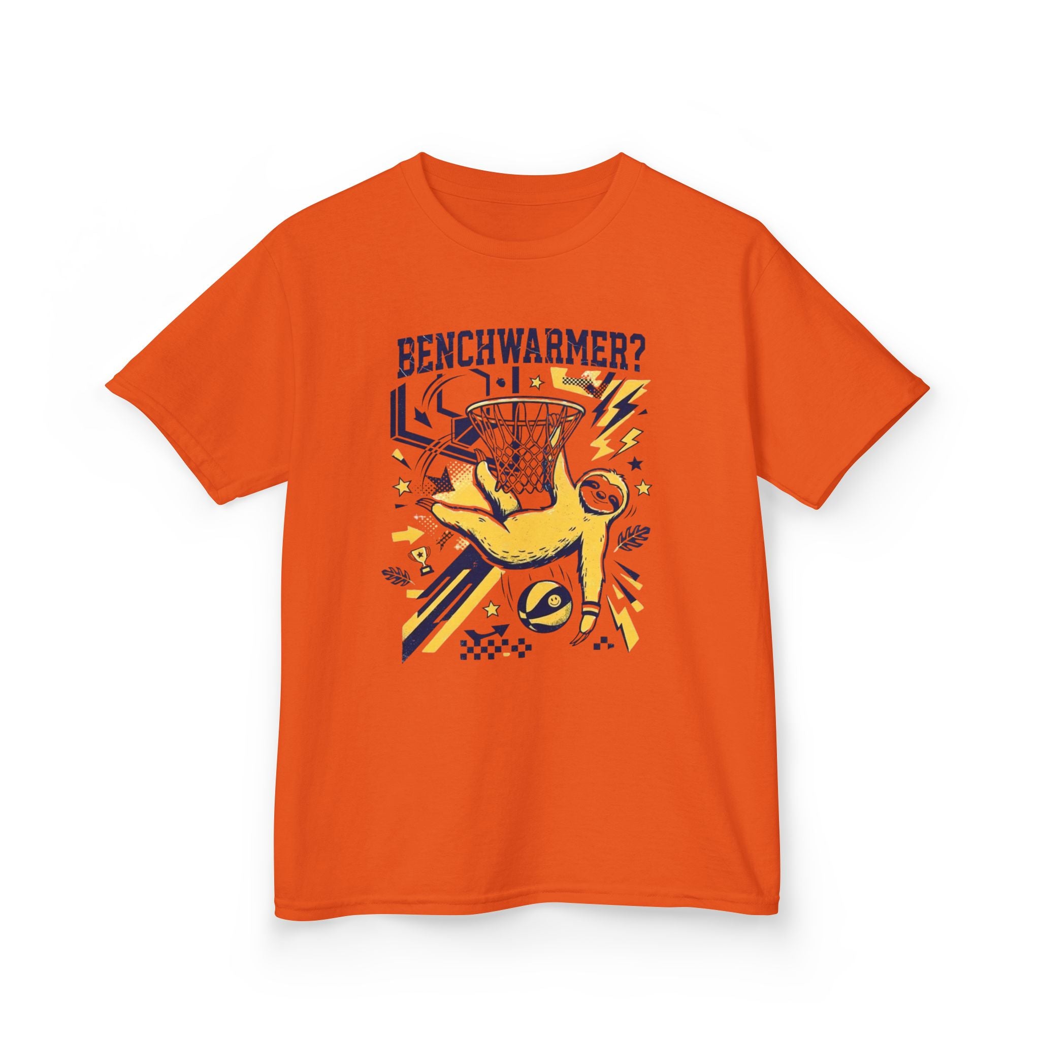“Benchwarmer?” Slam Dunkin Sloth Graphic Tee
