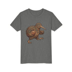 Youth Tee — Whimsical Maori-Style Kiwi Bird Kids Shirt