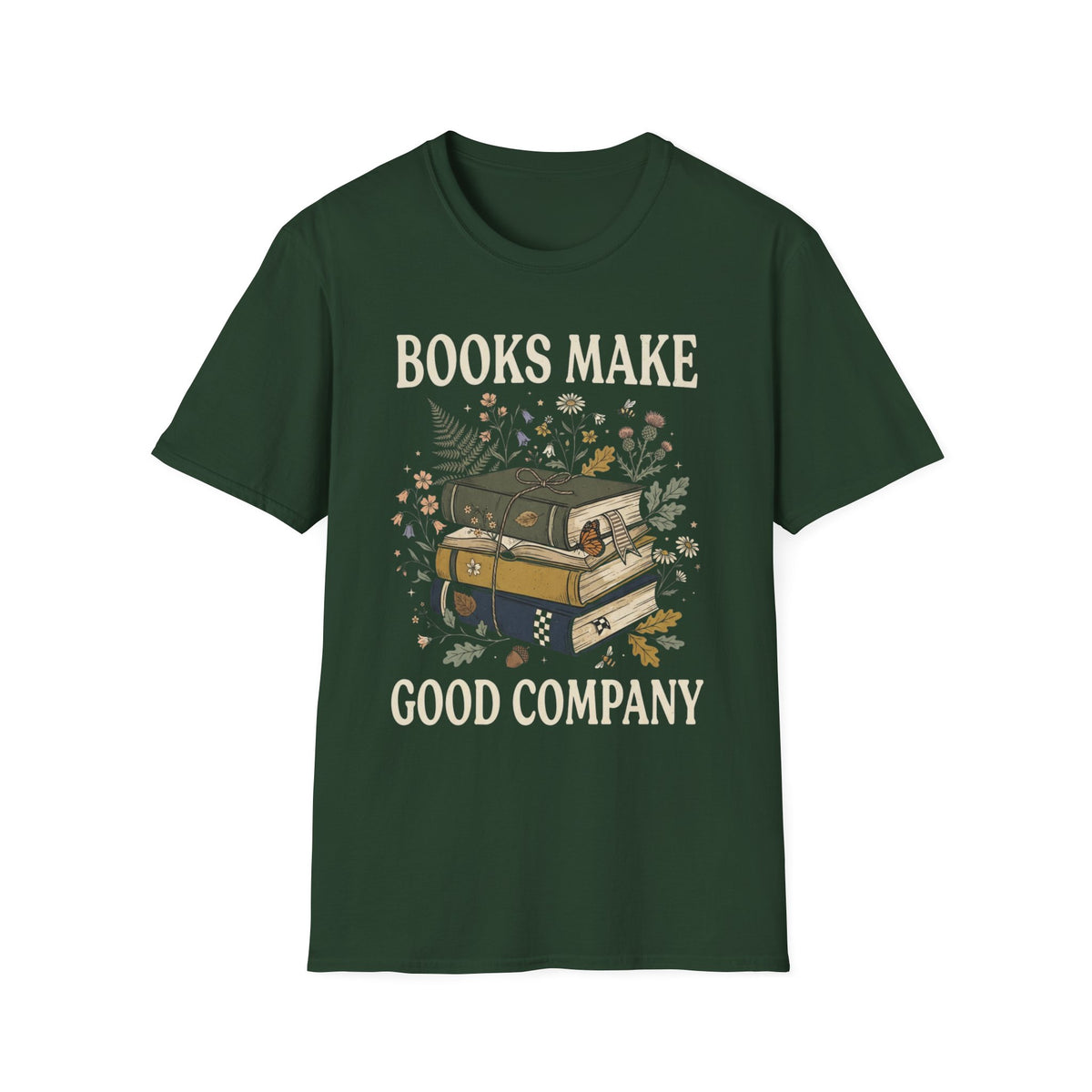 Books Make Good Company T +Adult Size