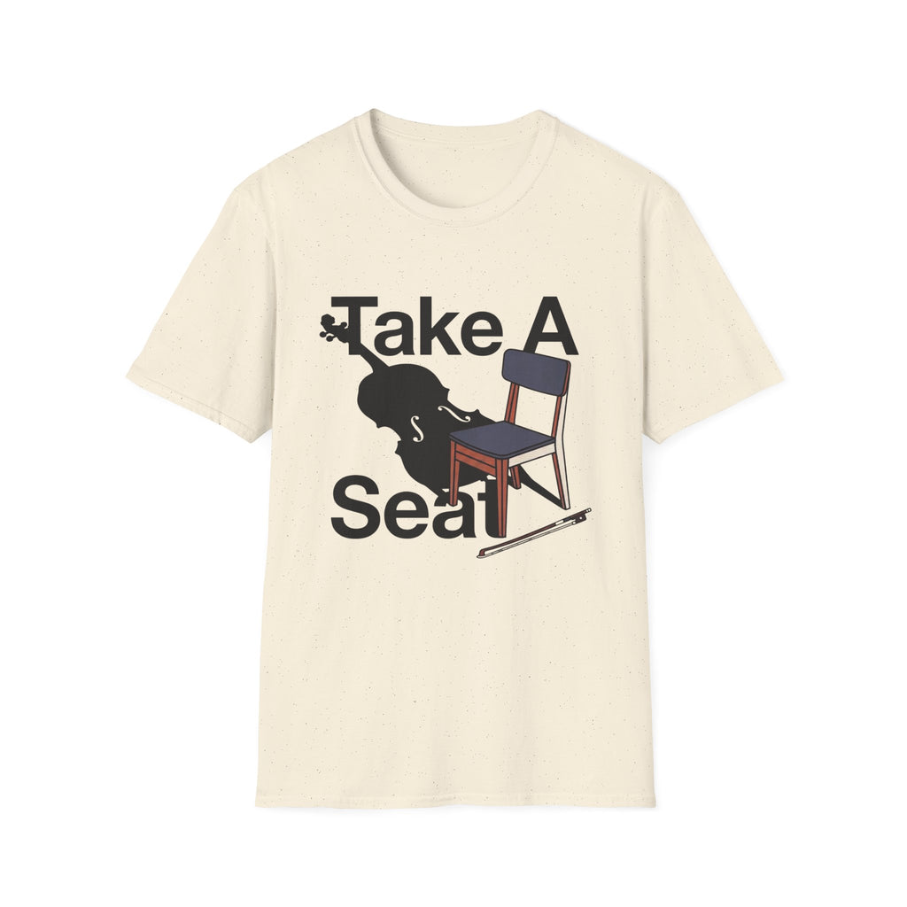 Take A Seat T-Shirt – Cello Tee