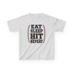 Eat Sleep Hit Repeat - Baseball tee