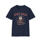 Stay Calm Capybara Samurai T + Adult Size