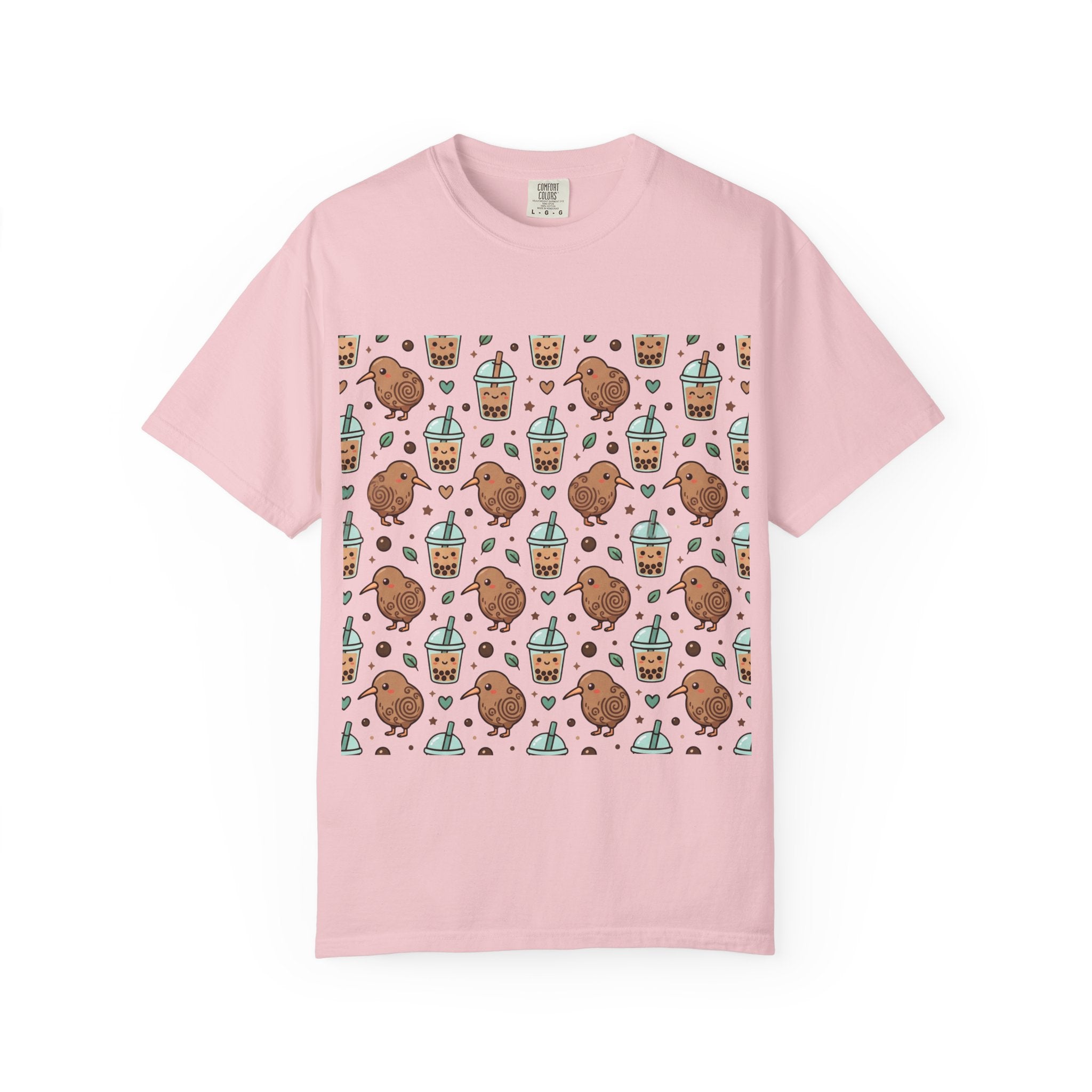Kiwi & Boba Love + All-Over Print Tee
