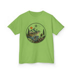Kids Adventure Tee — Mountain River Fishing Graphic