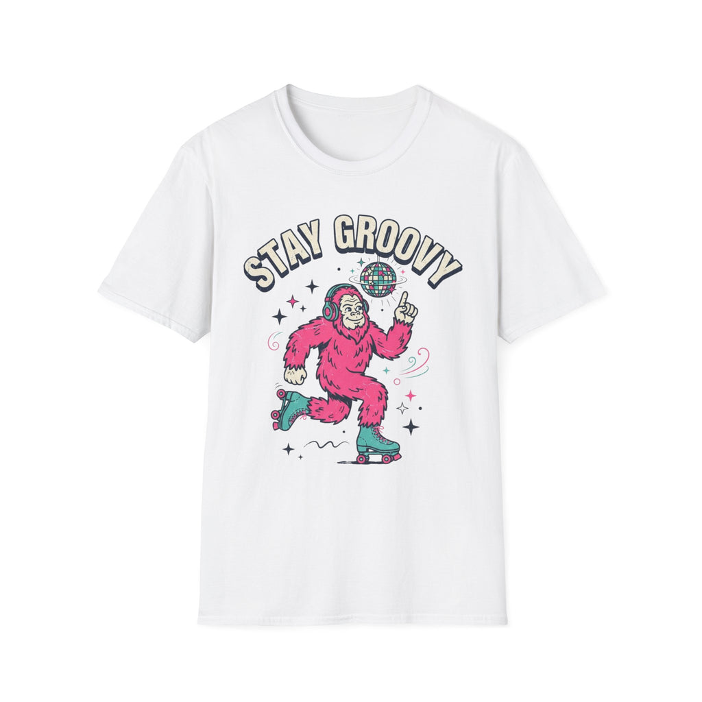 Stay Groovy Bigfoot T + Adult Size