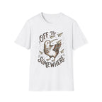 Off To Somewhere Kiwi Paper Airplane T + Adult Size