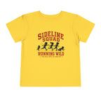 "Sideline Squad Running Wild" Toddler Sports Fan Shirt