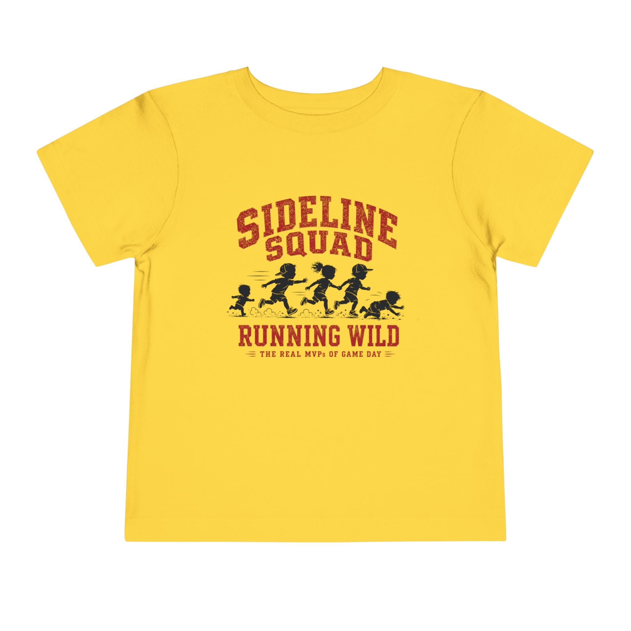 "Sideline Squad Running Wild" Toddler Sports Fan Shirt