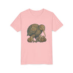 Kiwi Bird Momma & Babies Kids T‑Shirt — Whimsical Kiwi & Chicks Youth Tee