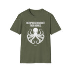 "Octopuses Decorate Their Homes. Same. " Tee