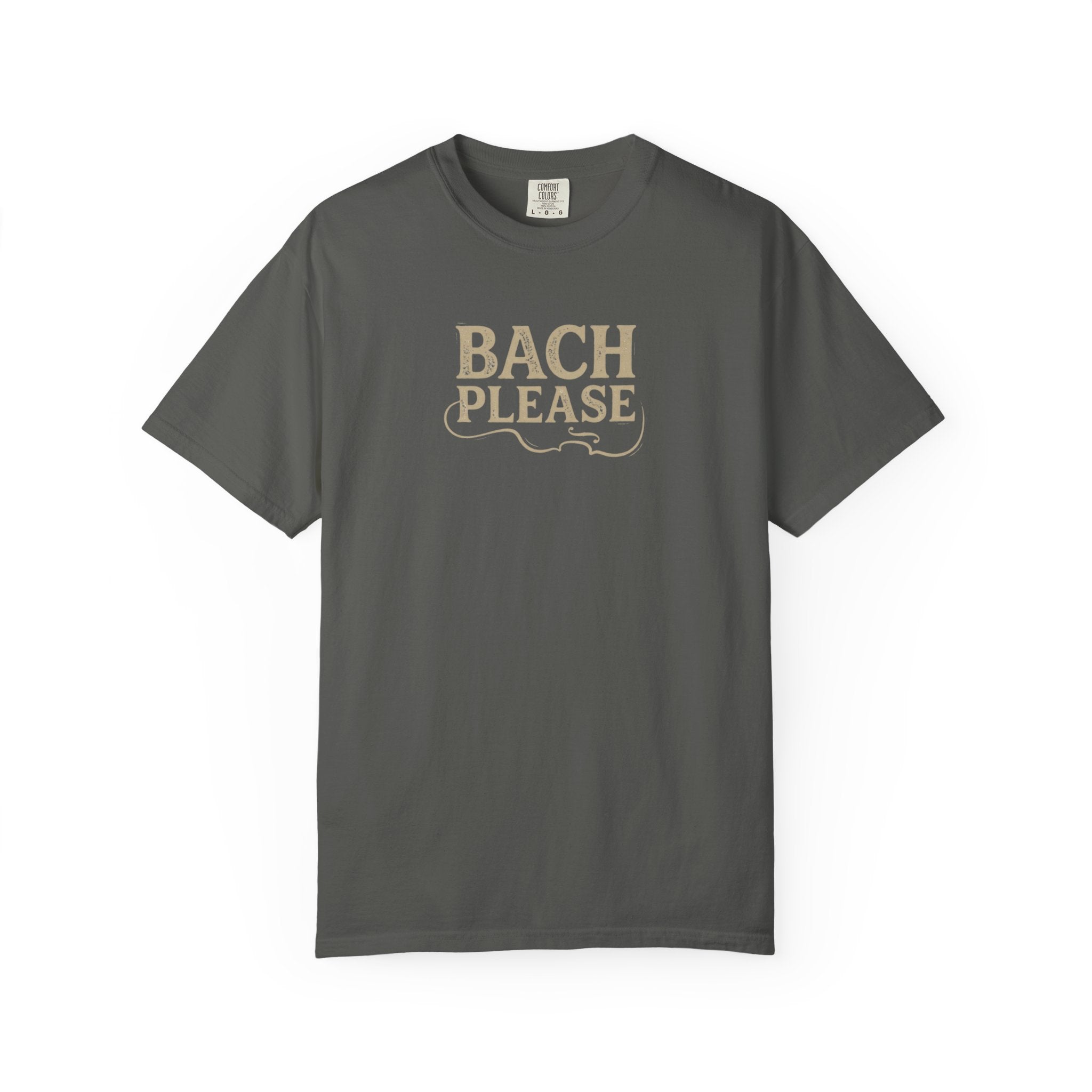 Bach Please Music Pun Graphic Tee