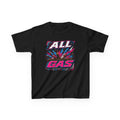 "All Gas"  Neon Baseball Graphic Shirt + Youth Size
