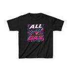 "All Gas"  Neon Baseball Graphic Shirt