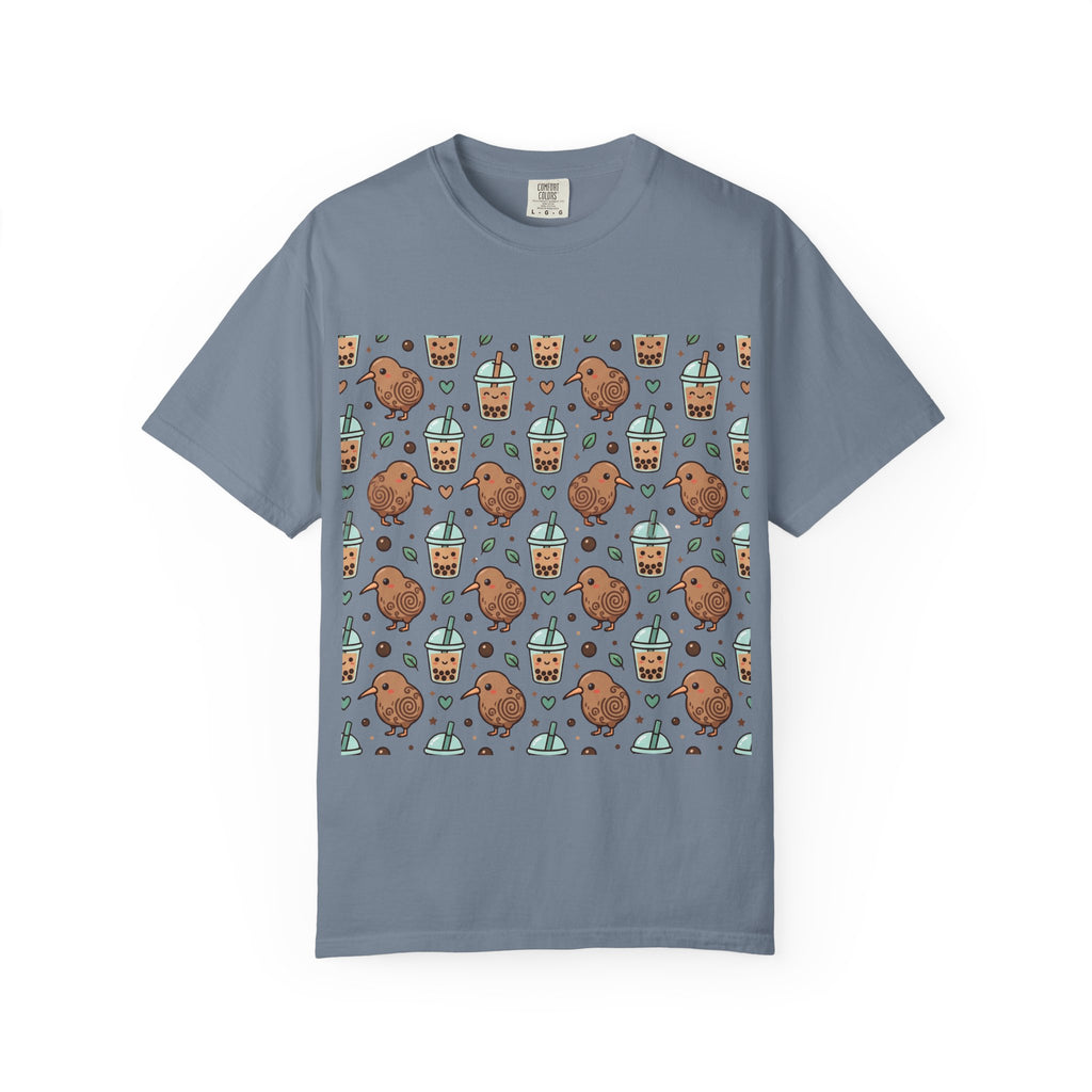 Kiwi & Boba Love + All-Over Print Tee