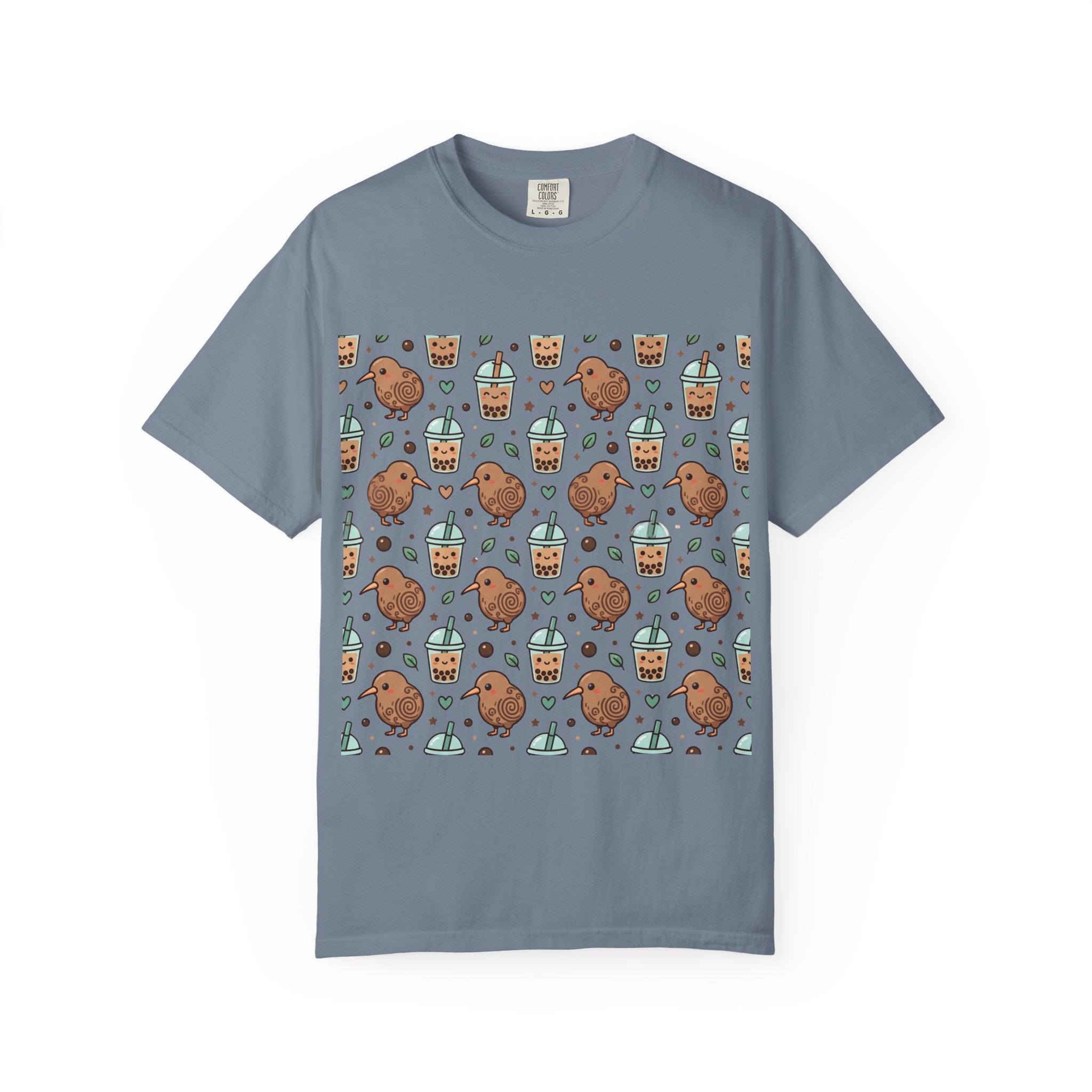 Kiwi & Boba Love + All-Over Print Tee